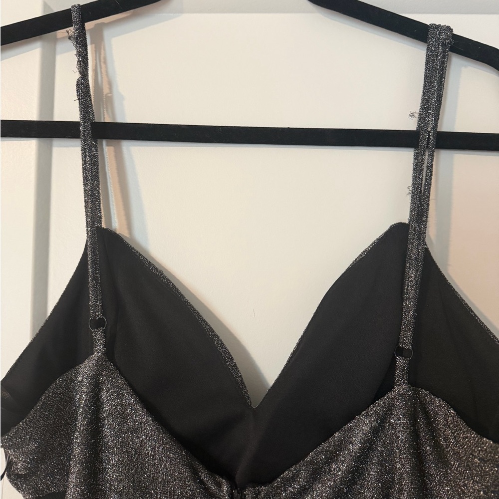 Trixxi Black and Silver Maxi Dress - Picture 5 of 7